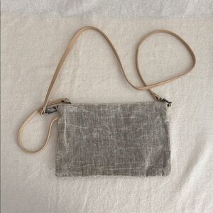 Rough & Tumble Waxed Canvas Crossbody Bag Wristlet